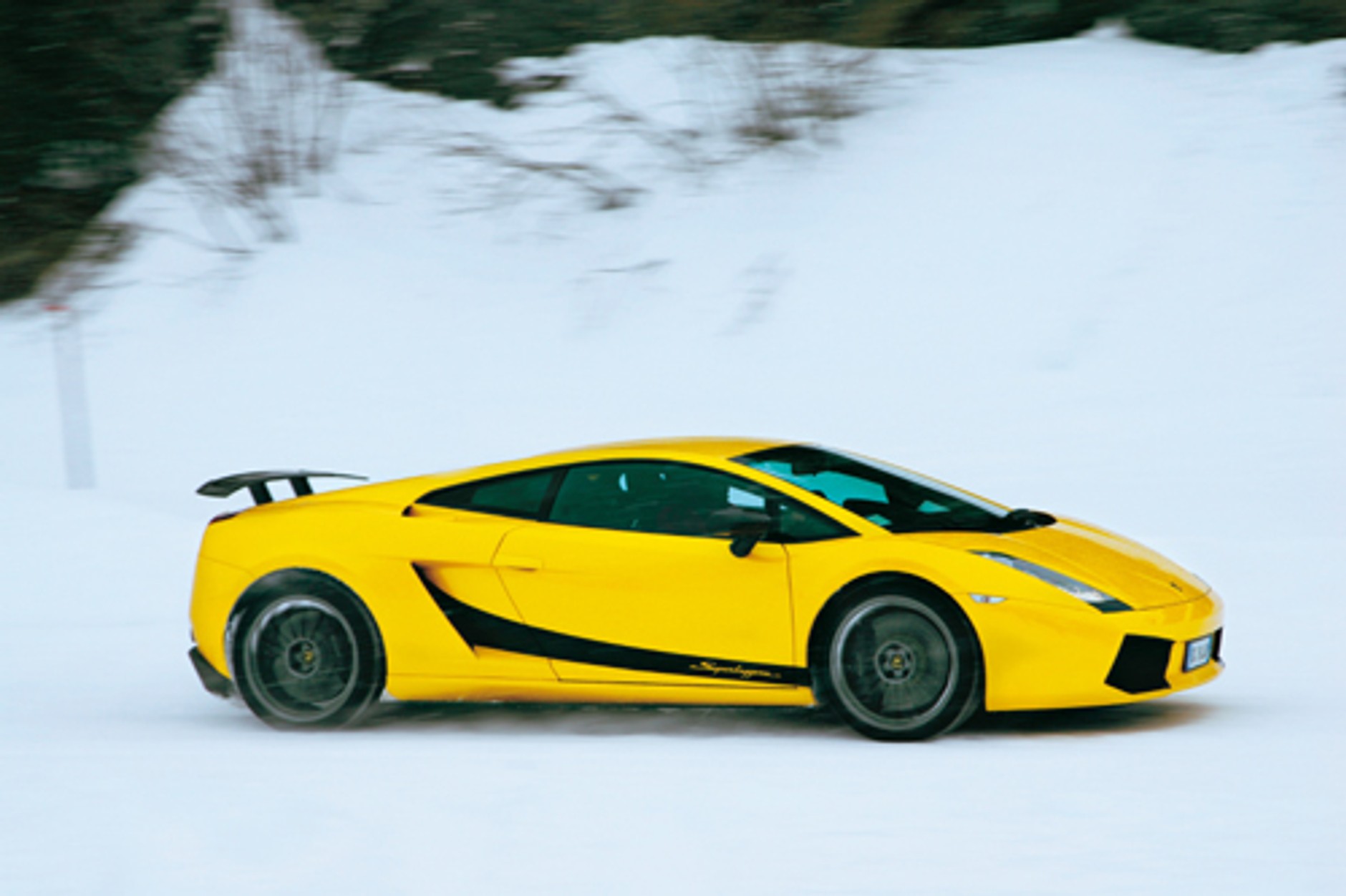 Bentley Continental GT Speed, Porsche 911 Turbo, Lamborghini Gallardo Sperleggera, Audi R8 - Półbogowie w bieli