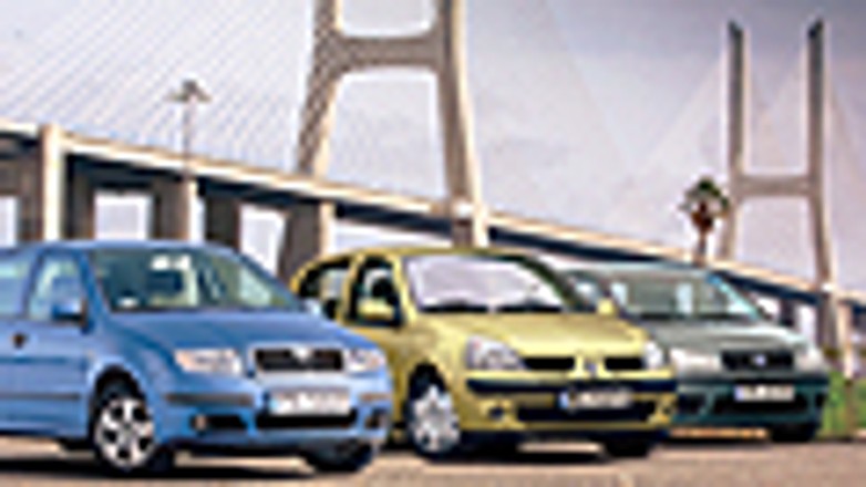 Renault Clio II, Skoda Fabia, Fiat Punto II - Samochody spod lady