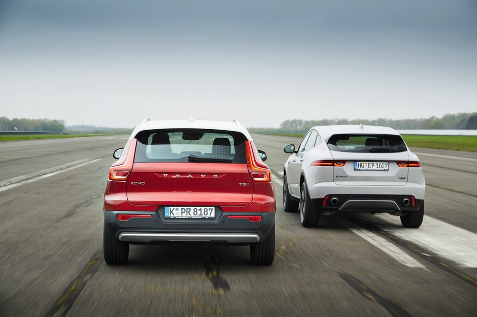 Porównanie: Jaguar E-Pace i Volvo XC 40 - małe Suv-y, duża frajda?