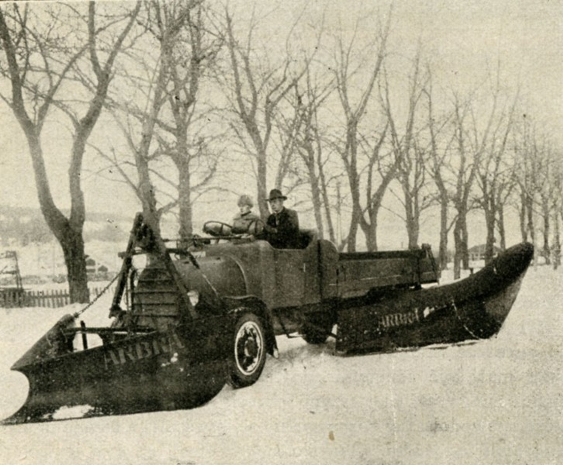 Tak dawniej dbano zimą o drogi