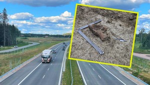 Na budowie drogi S17 pojawił się... mamut. GDDKiA mówi, co z kolejnymi 50 km