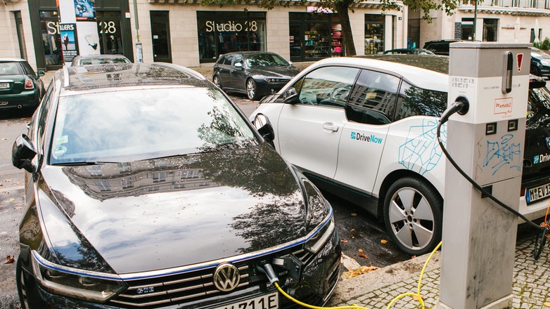 Stacja ładowania w Berlinie