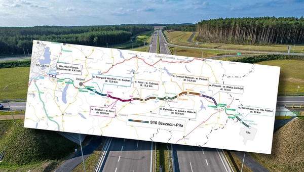Drogowcy chcą wybudować na raz aż 113 km drogi S10. Będzie lepszy dojazd do Szczecina
