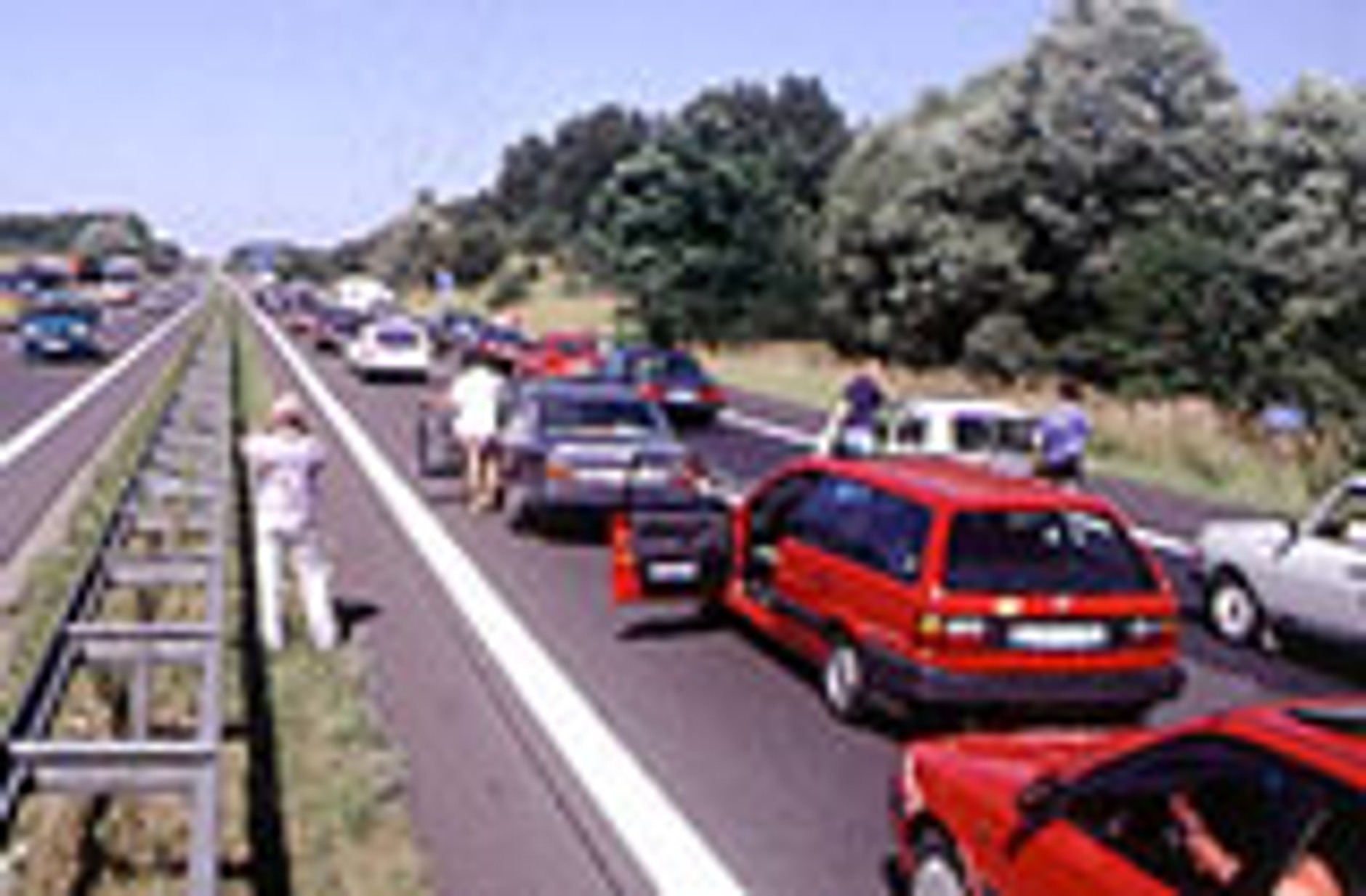 Autostradowe przepychanki