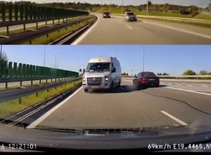 Kierowca busa z dziećmi wjechał pod prąd na S7. Odpowie za to przed sądem