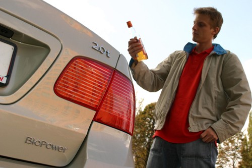 Saab BioPower - Auto pełne wódki