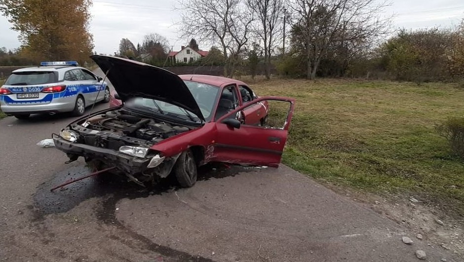 Wypadek w miejscowości Łotoszyny