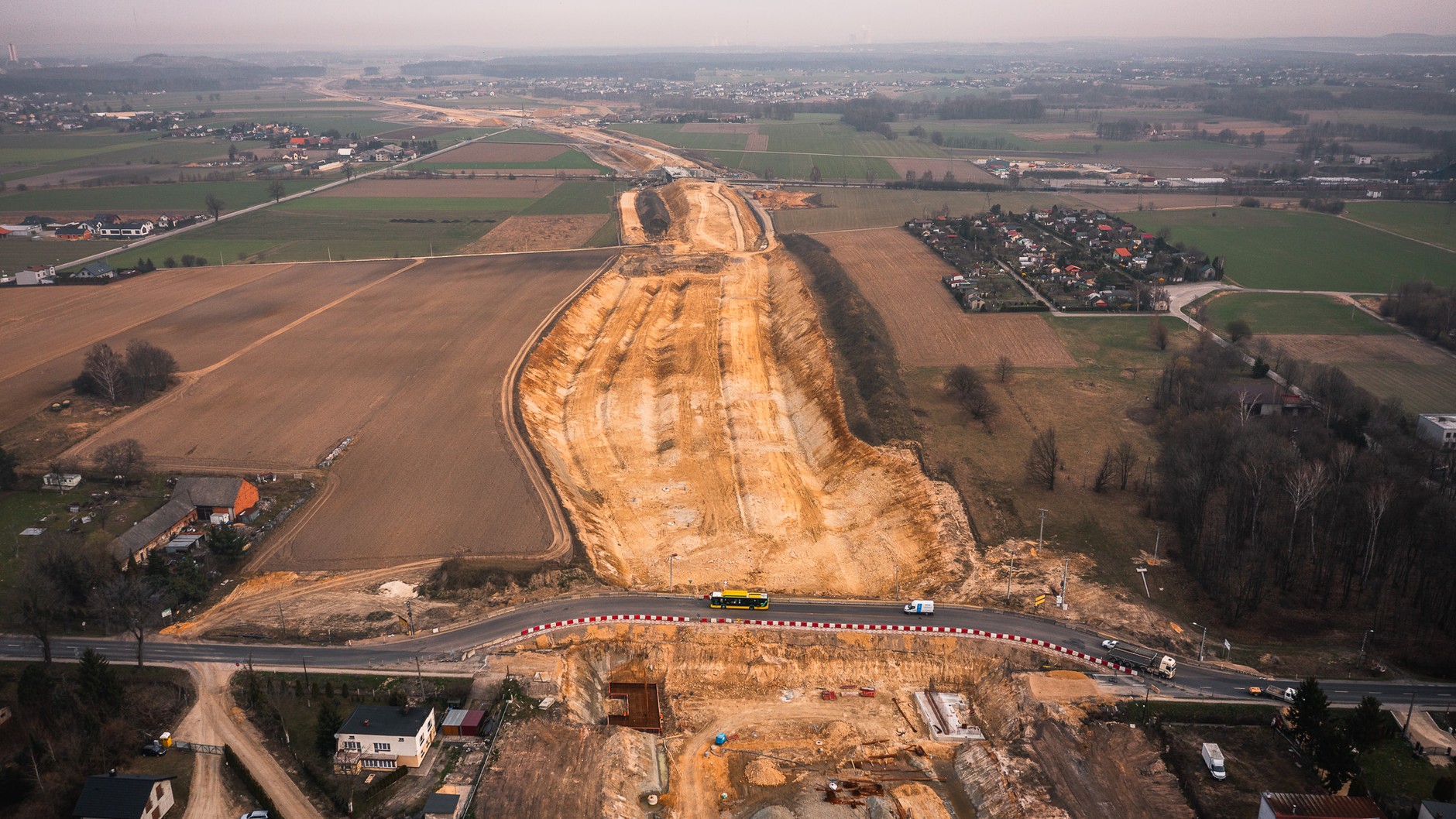 Prace przy budowie trasy S1 Mysłowice-Bieruń