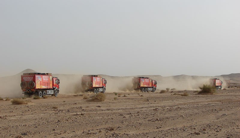 Renault Trucks Cape to Cape: Reportáž - Pouští a kamením