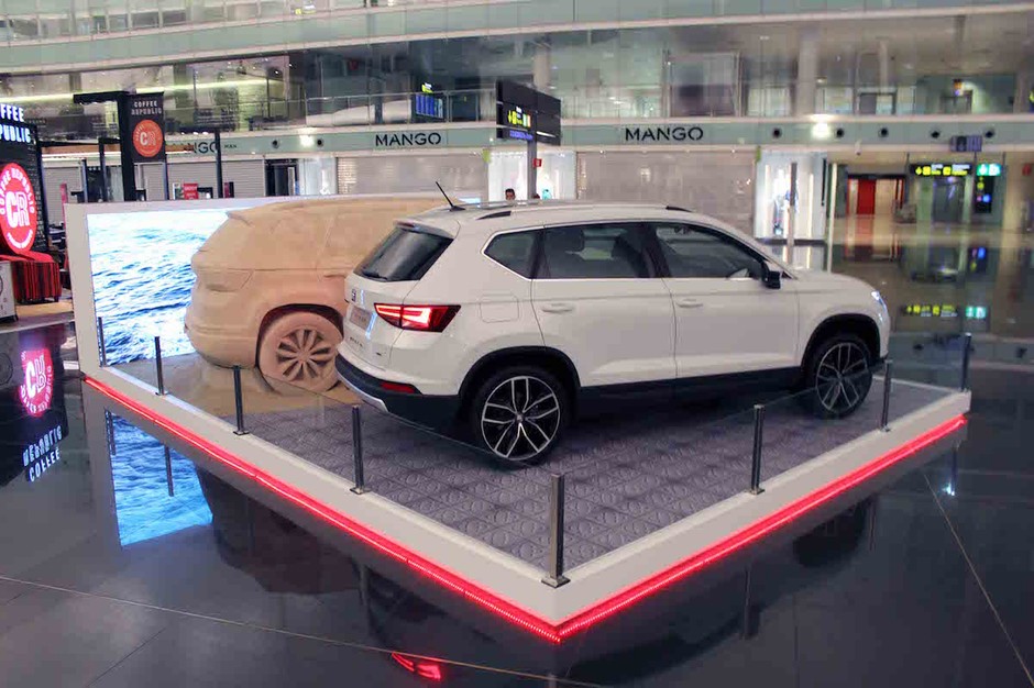 Seat Ateca z piasku