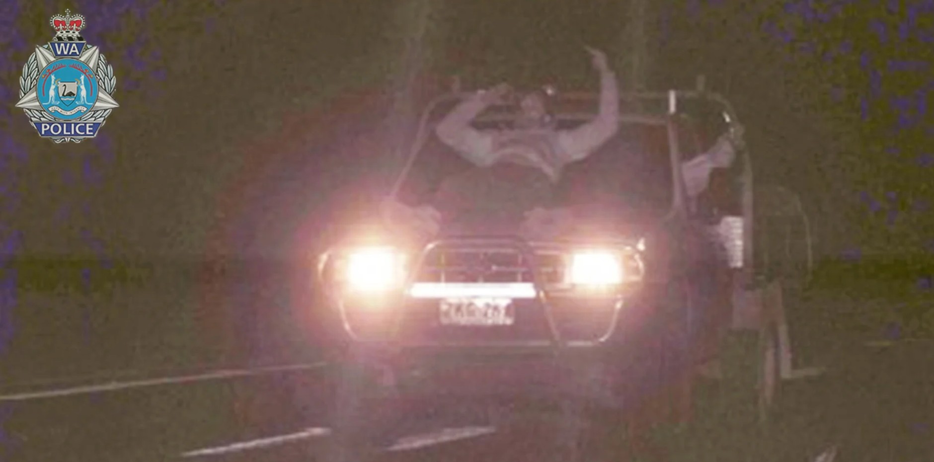 „Dowcip” przed obiektywem fotoradaru