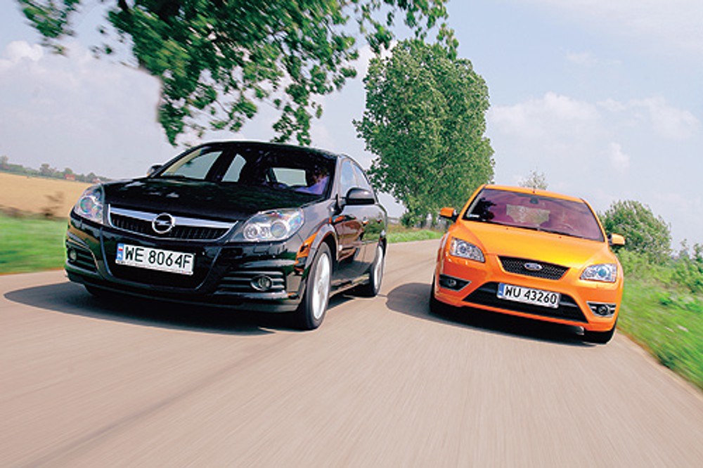 Opel Vectra GTS, Ford Focus ST - Odmienne pomysły na dużą moc
