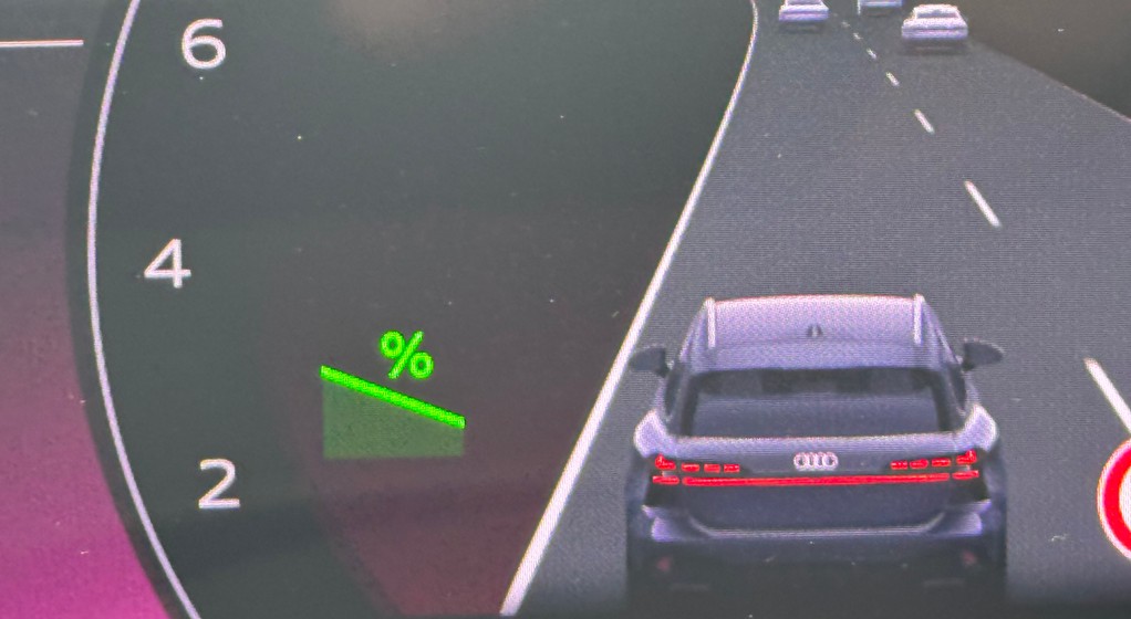 Zielona kontrolka z procentem