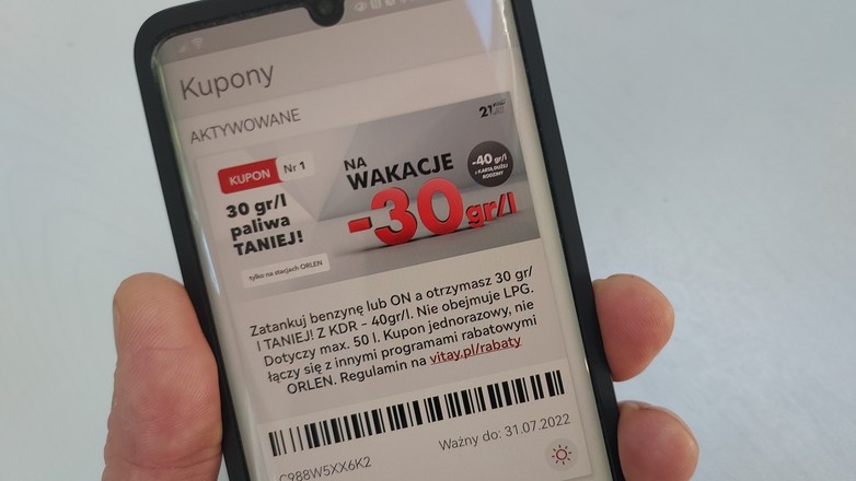 Kupon zniżkowy Orlen