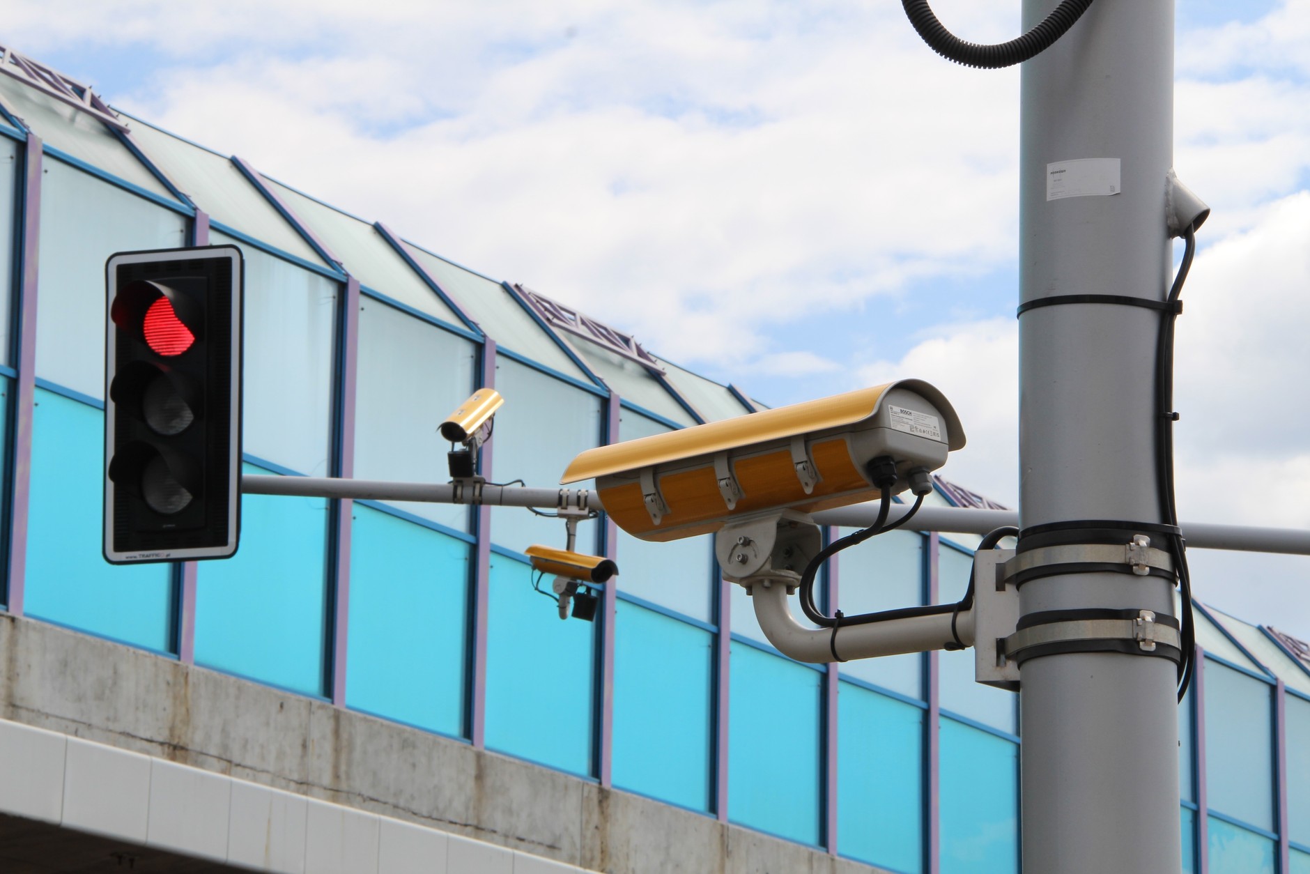 System RedLight na skrzyżowaniu w Warszawie