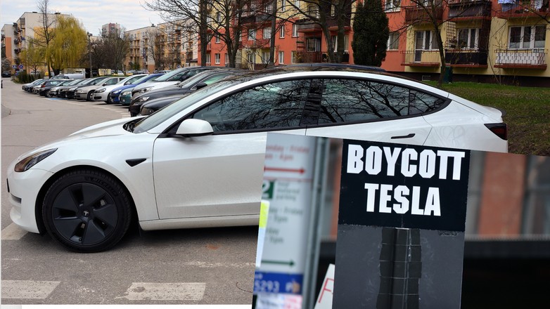 W USA protesty nawołujące do bojkotu Tesli przybierają na sile. W Europie klienci po cichu, ale masowo odwracają się od marki