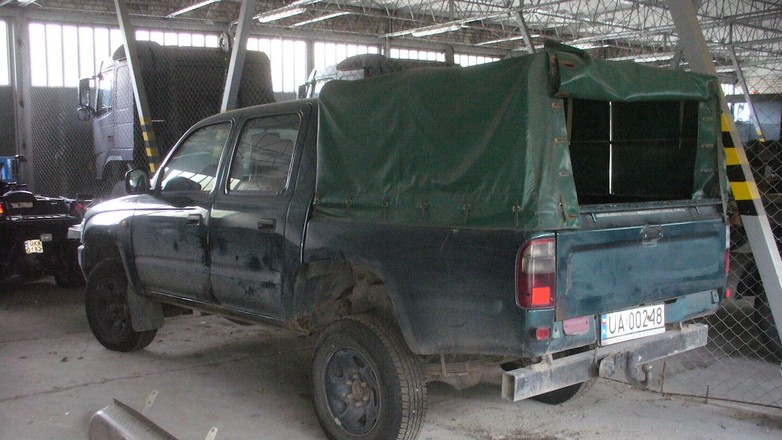 Toyota Hilux z polskiego wojska