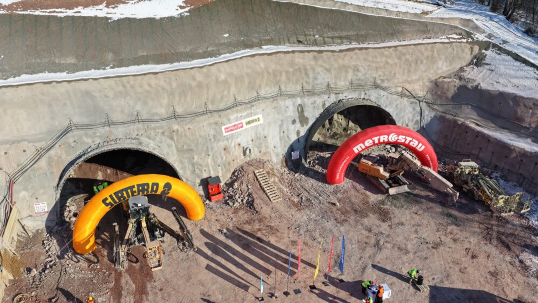 Placu budowy D11 Trutnov – granica państwowa Czech i Polski