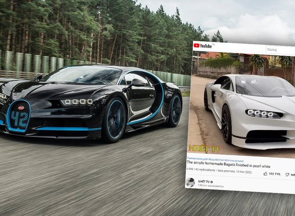 Jak zrobić sobie Bugatti Chiron w domu? Przydatny poradnik wideo prosto z Wietnamu!
