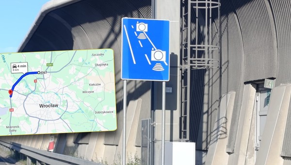 Nowy odcinkowy pomiar prędkości na AOW (A8)