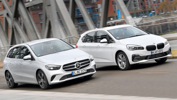 Vany? Tak, poproszę! Porównanie: Mercedes B 200 d i BMW 218d Active Tourer