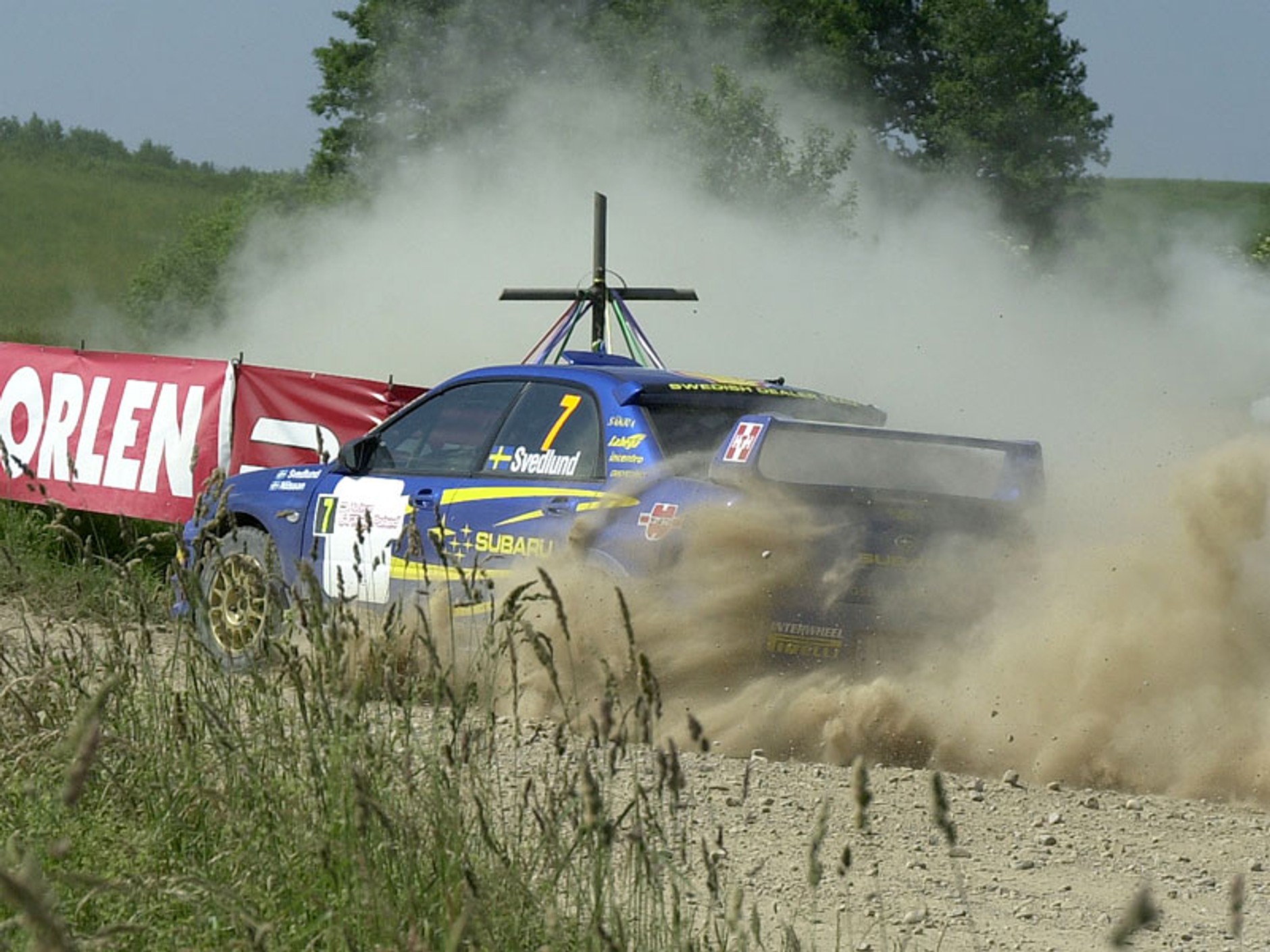 Rajd Polski 2007: wypadek Dudy, kurz i emocje (fotogaleria)