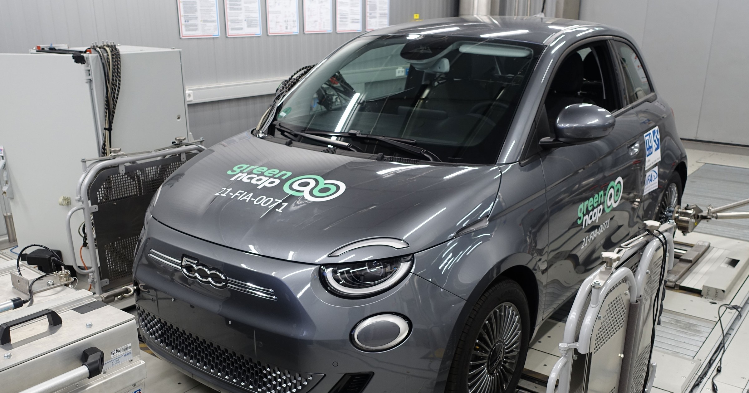 Elektryczny FIAT 500 (2021) w teście Green NCAP