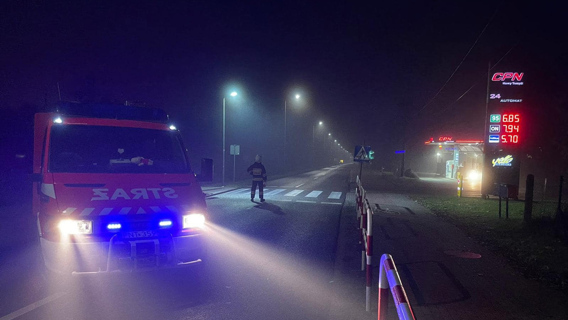 Na czas akcji zostały wytyczone objazdy