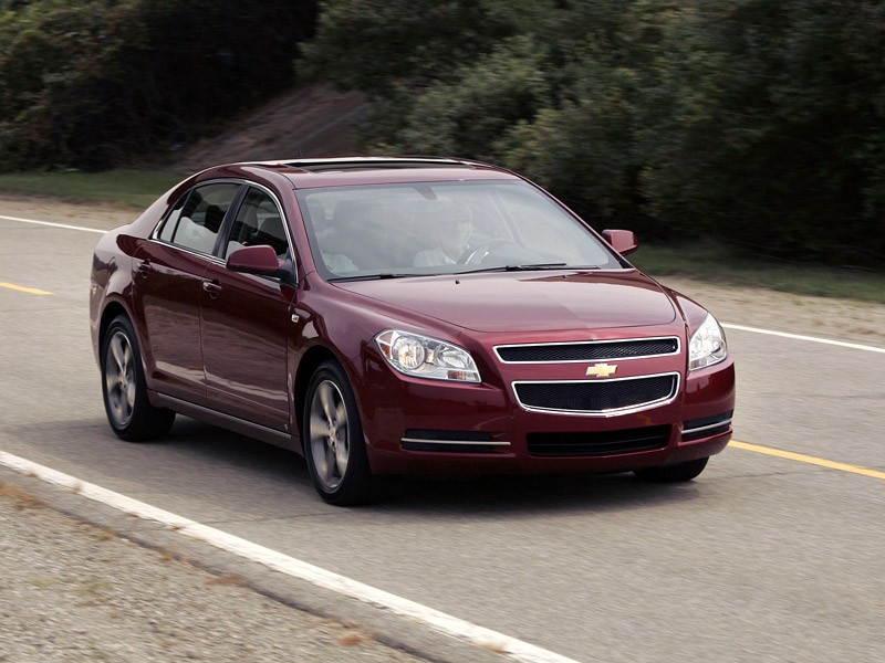 Chevrolet Malibu północnoamerykańskim samochodem roku 2008