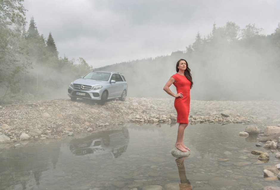 Justyna Kowalczyk i Mercedes-Benz GLE