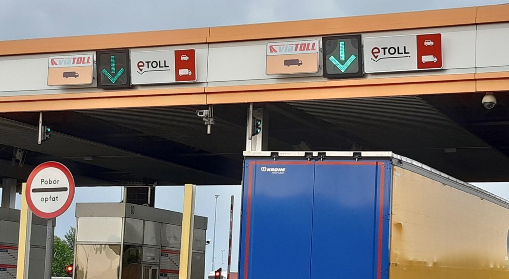 System opłat drogowych e-TOLL w Polsce - sprzęt na autostradzie A2