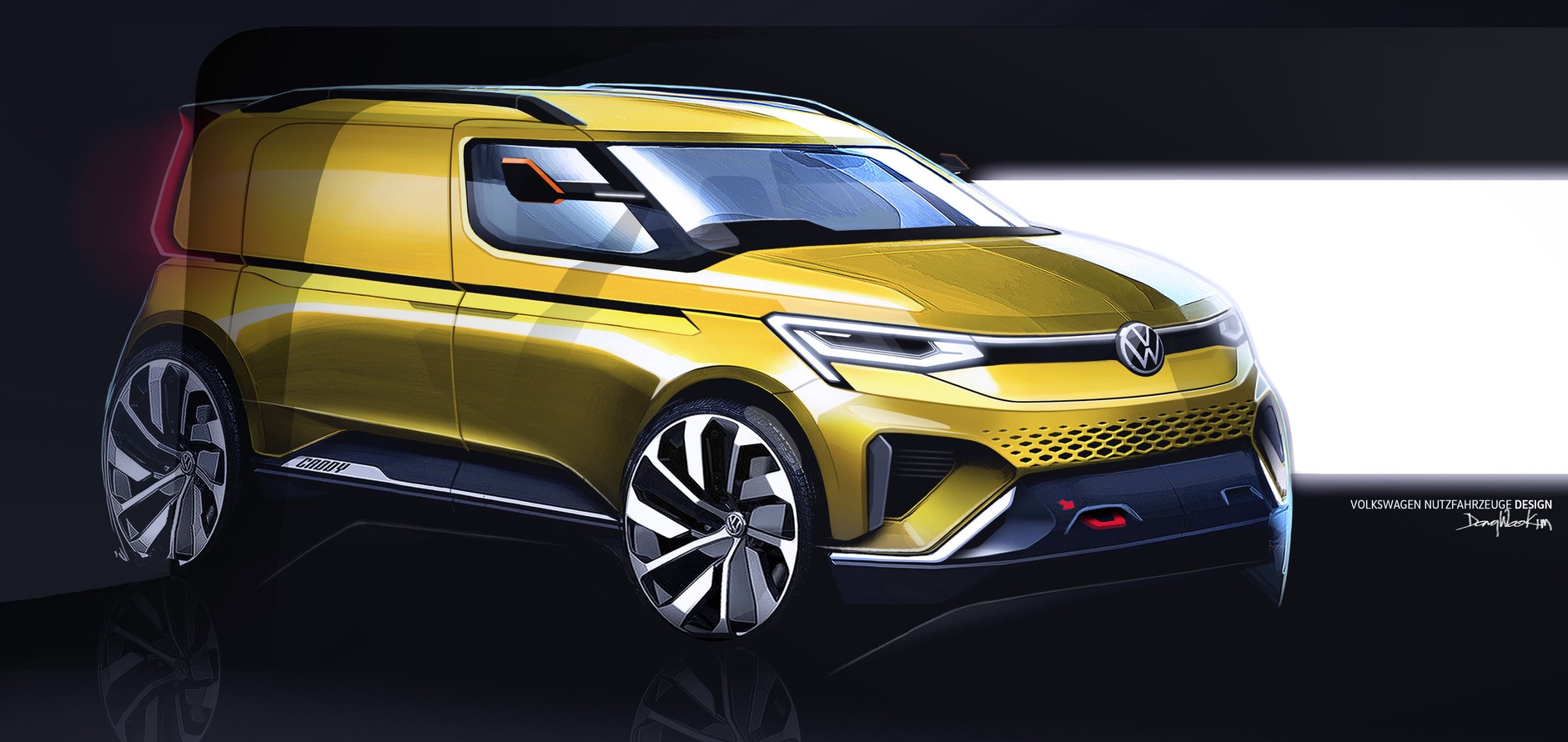 Volkswagen Caddy - szkic