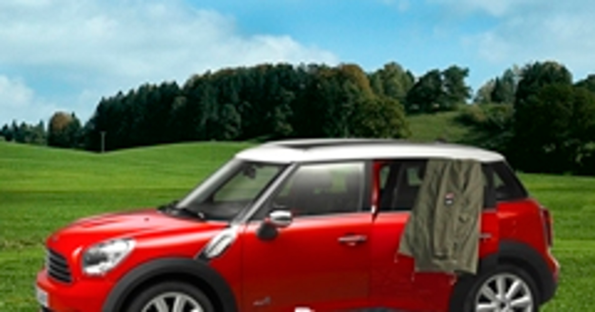 Mini Countryman z wieśniackimi dodatkami