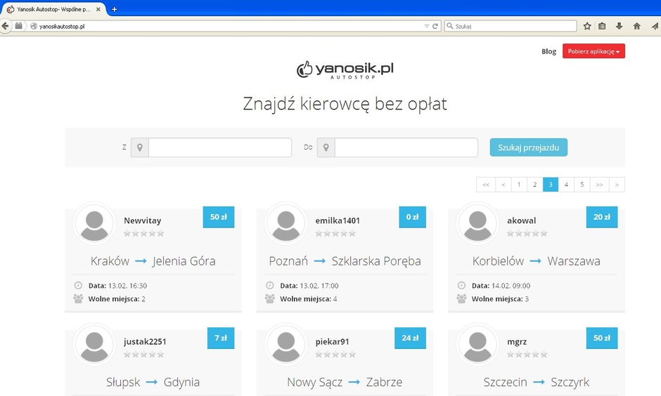 yanosikautostop.pl
