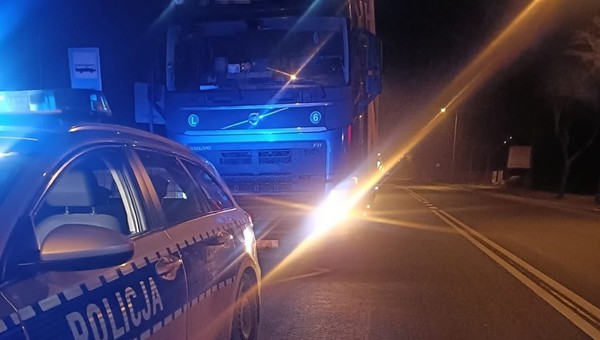 Kierowca ciężarówki ukarany mandatem na 6 tys. zł. Dostał też 30 punktów karnych