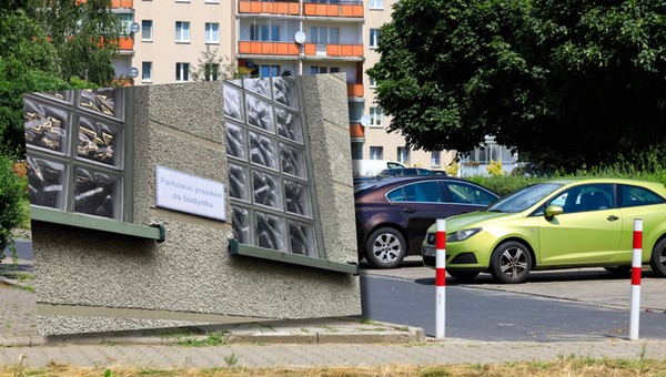 Mandat za parkowanie tyłem do budynku? Tak, to możliwe