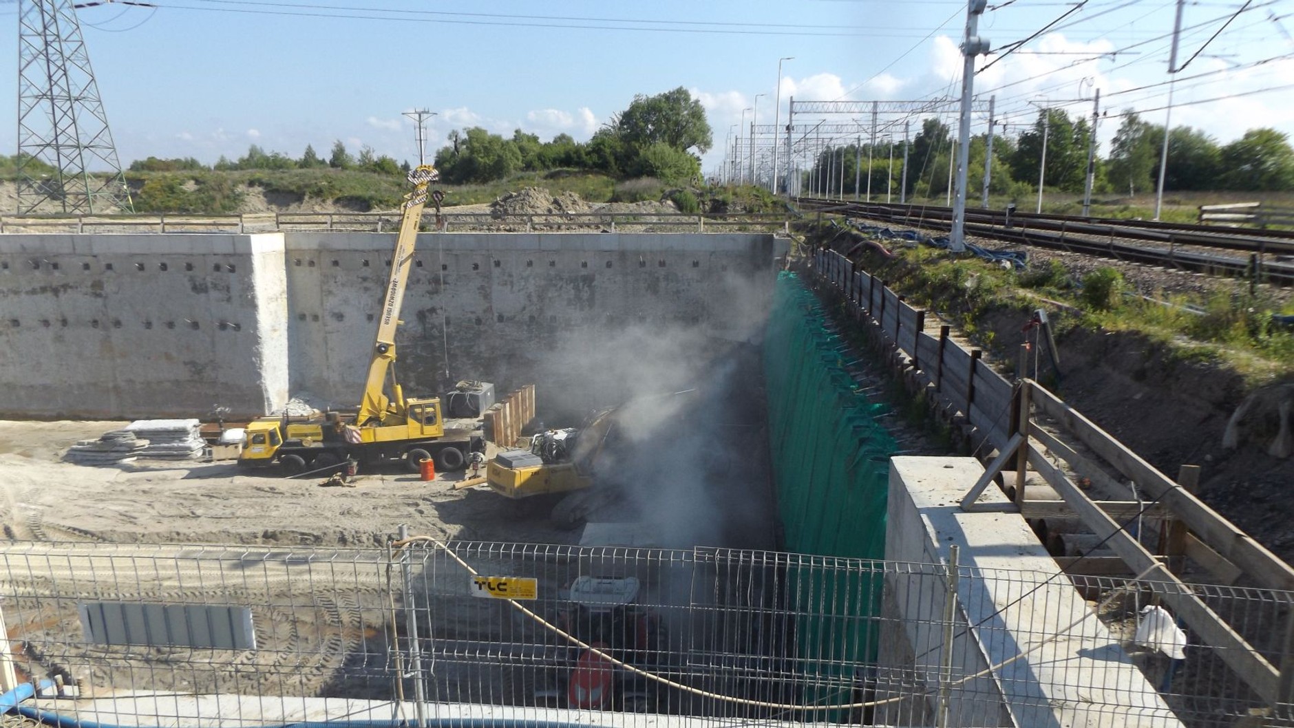 Przygotowanie platformy pod pale CFA KO-1A