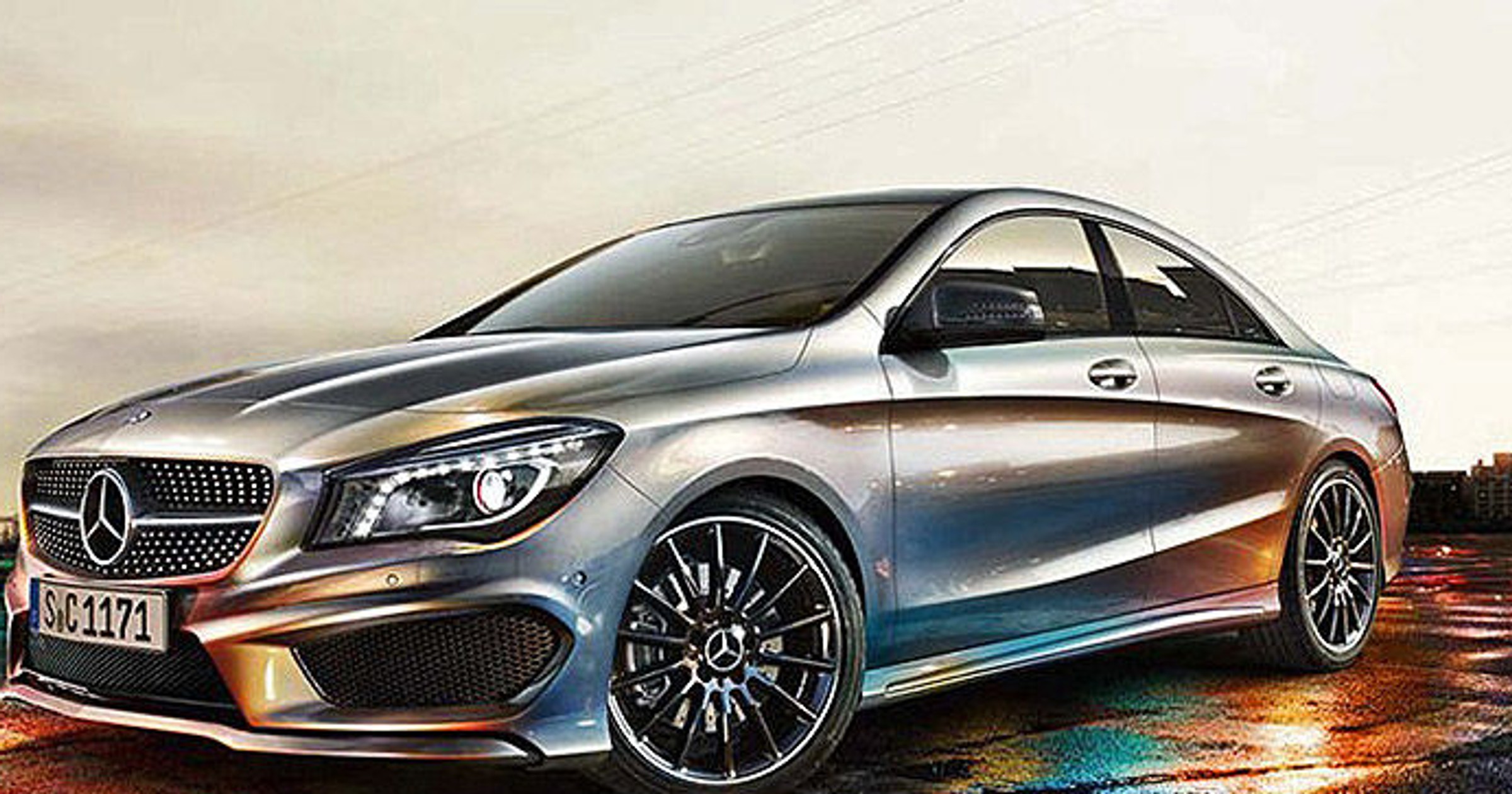Mercedes CLA – pierwsze zdjęcia coupe na bazie Klasy A