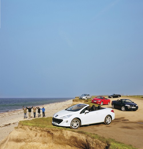 Peugeot 308CC kontra VW Eos, Ford Focus CC, Opel Astra Twin Top i Renault Megane CC - Lato może już nadejść