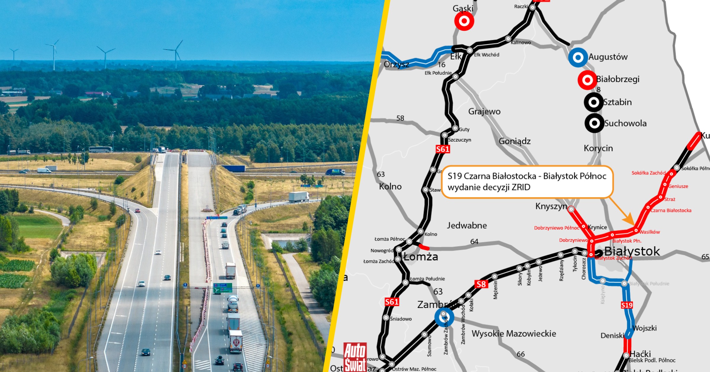 GDDKiA otworzy cztery odcinki S19 w tym roku. Zielone światło dla budowy kolejnego