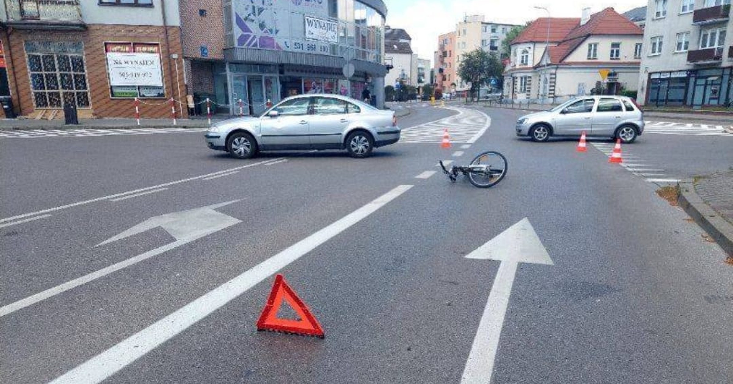 23-letni kierowca potrącił 72-latka na rowerze. Obaj byli... trzeźwi