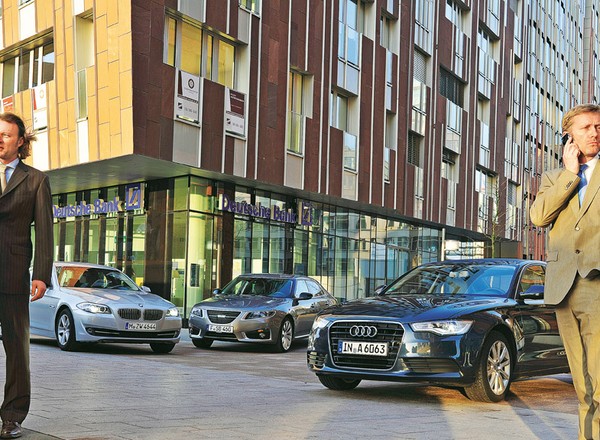 Saab 9-5 kontra BMW serii 5 i Audi A6: limuzyna dla dyrektora