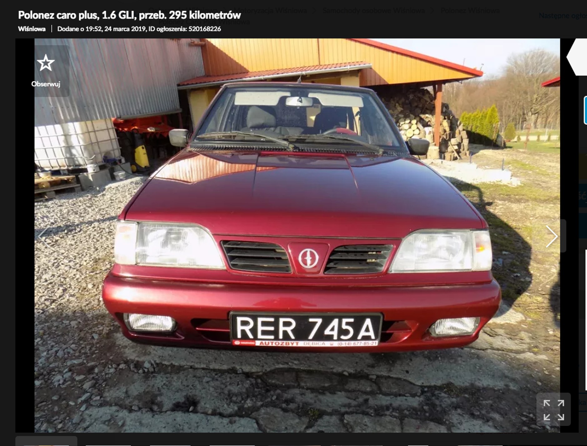 Fabrycznie nowy Polonez za 50 tys. złotych