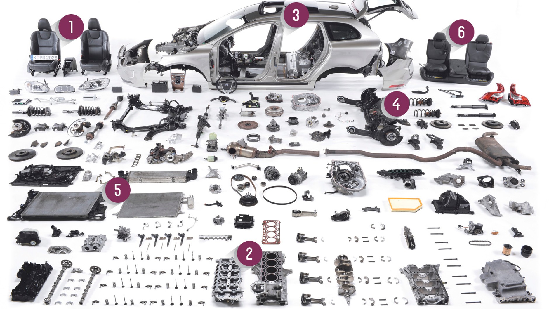Rozebrane Volvo XC60 D4