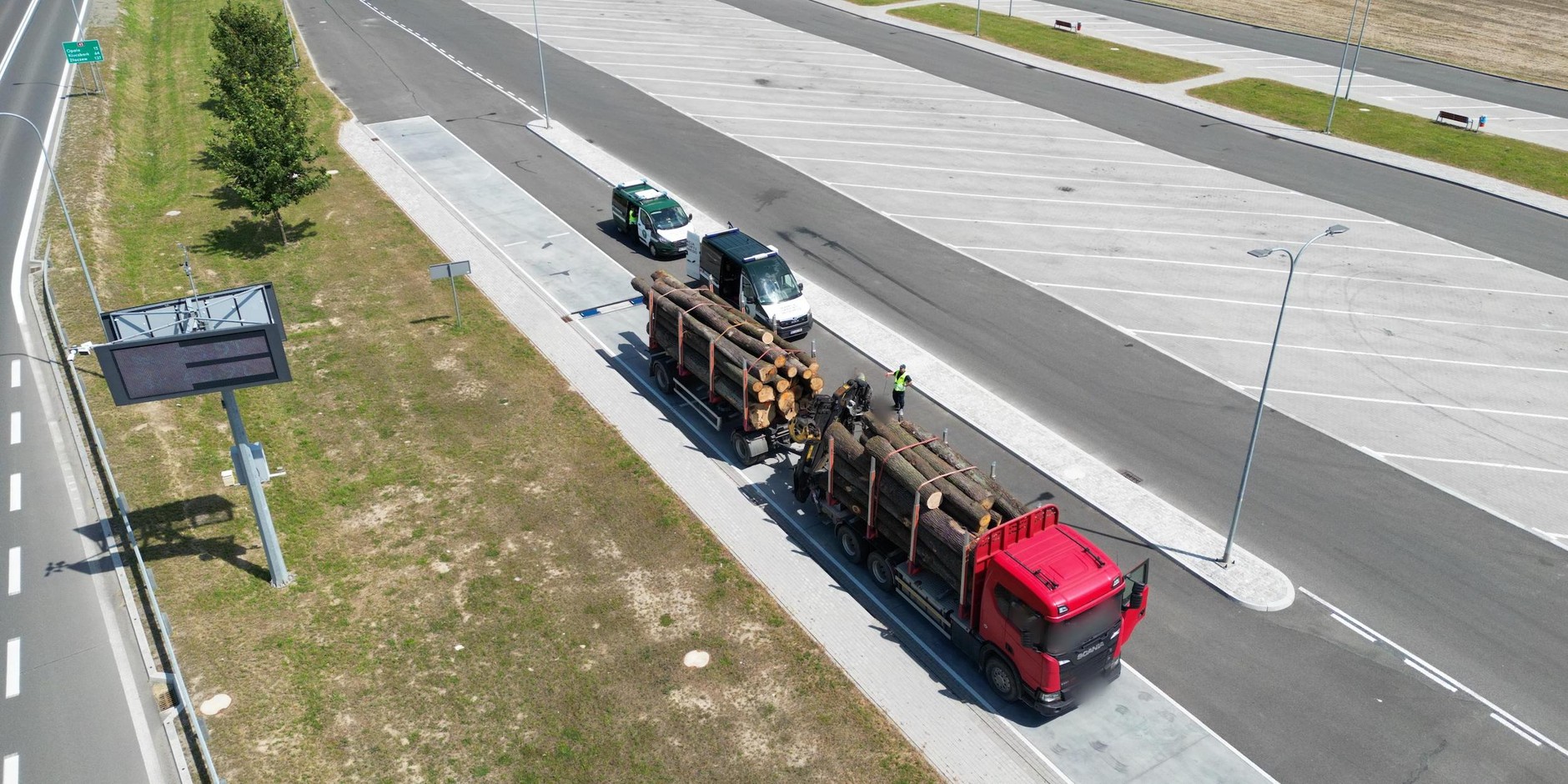 Transport o masie 57 ton