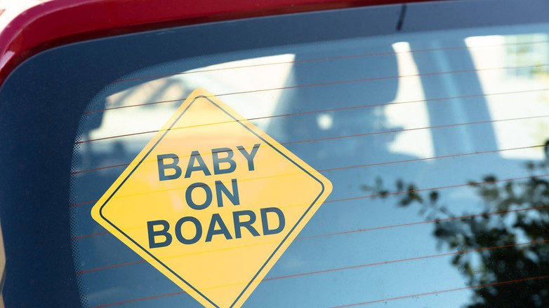 Naklejka "Dziecko na pokładzie"