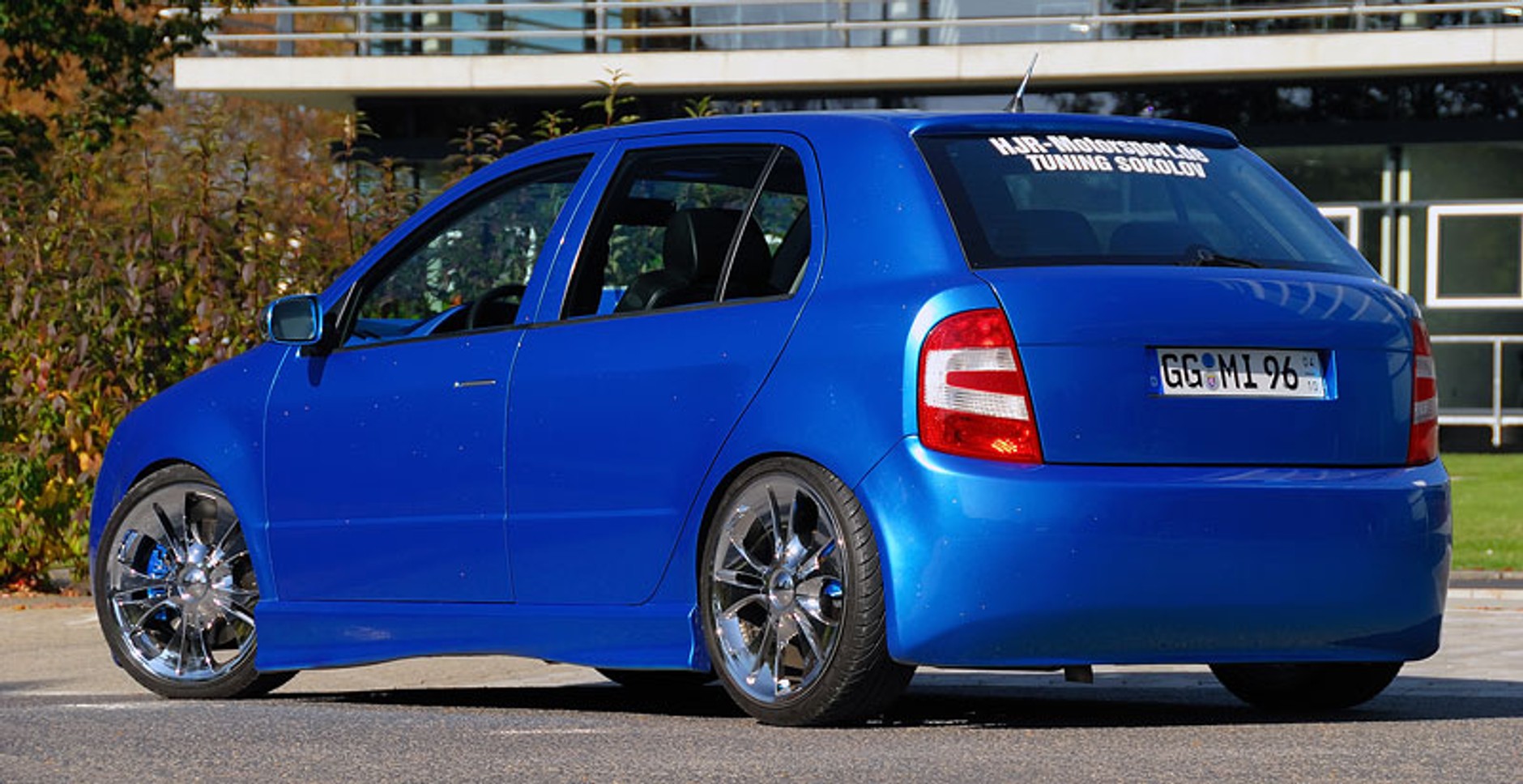 Garaż tunera: Škoda Fabia 1,8 Turbo – smerfny hatchback