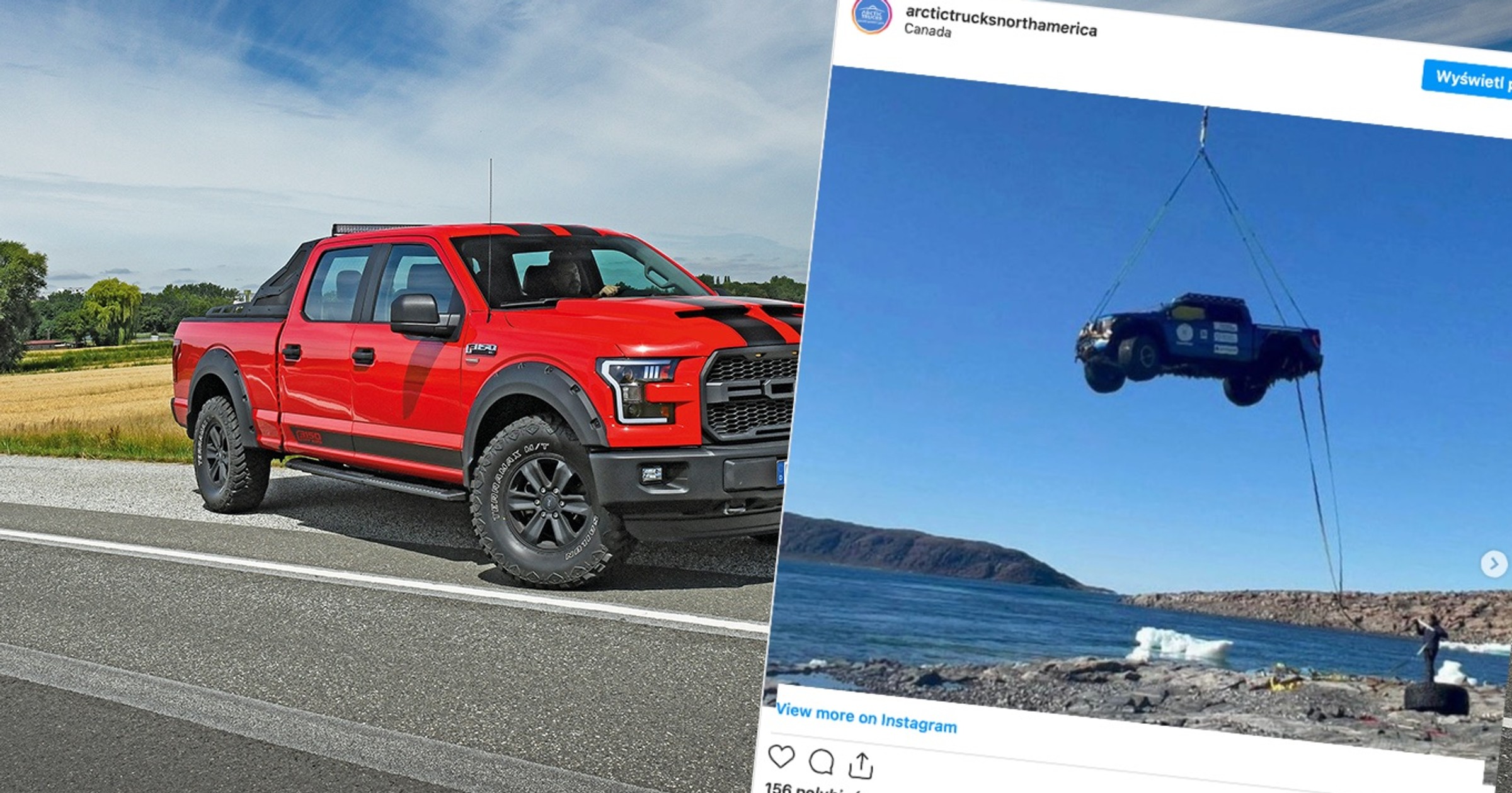 Ekipa Arctic Trucks odzyskała swojego Forda F-150, który zatonął w oceanie