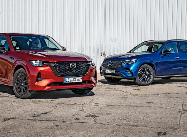 Mazda CX-60 3.3 E-Skyactiv D i Mercedes GLC 300 d przekonują, że diesle nadal są dobre na wszystko