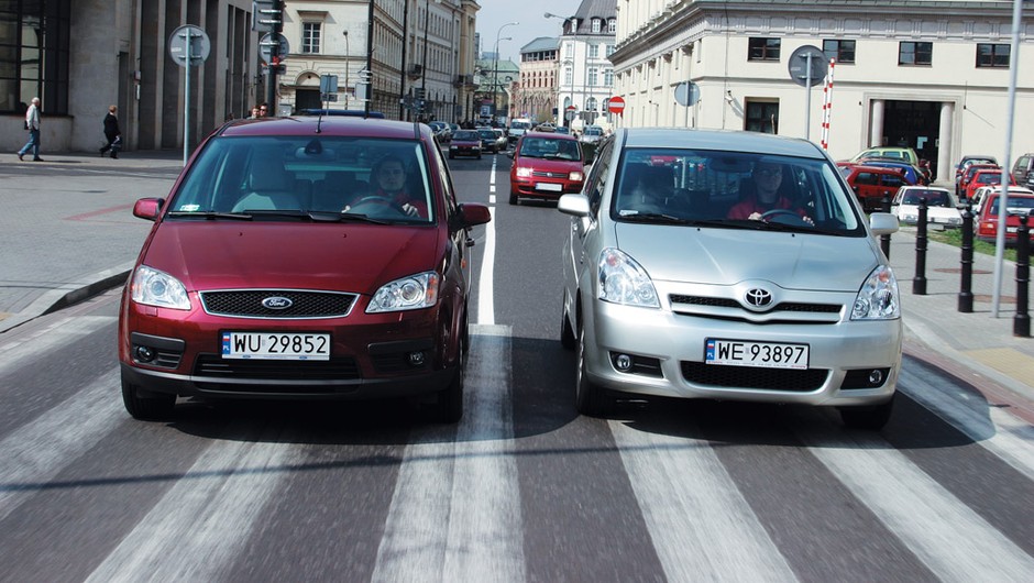 Ford Focus C-Max kontra Toyota Corolla Verso: vany idealne nie tylko w wakacje